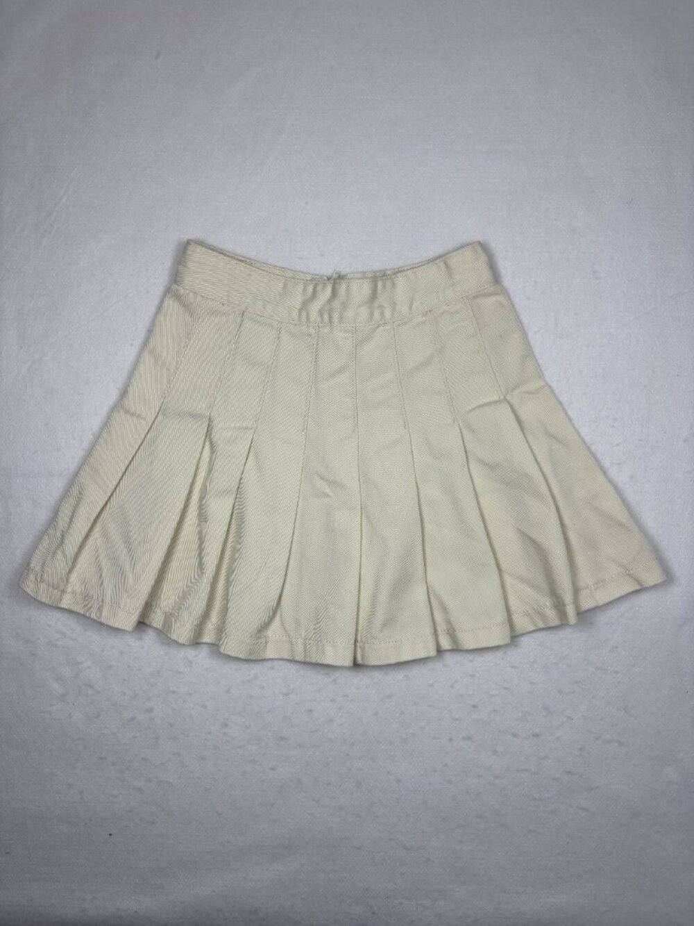 Brandy Melville John Galt Cream Pleated Mini Tennis Skirt Schoolgirl Preppy Sz S